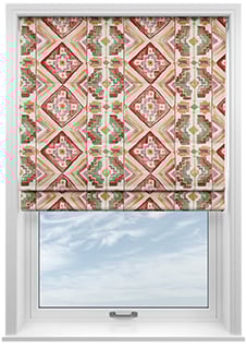 Explorer, Aztec - Motorised Roman Blind